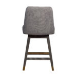 26 Inch Taupe Gray Wood Swivel Counter Height Bar Stool 13 26 Inch Taupe Gray Wood Swivel Counter Height Bar Stool