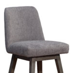 26 Inch Taupe Gray Wood Swivel Counter Height Bar Stool 14 26 Inch Taupe Gray Wood Swivel Counter Height Bar Stool