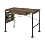 39 Inch Brown and Black Rectangular Writing Desk with Drawer 9 39 Inch Brown and Black Rectangular Writing Desk with Drawer