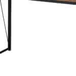 Classic 47-Inch Brown and Black Rectangular Writing Desk 10 Classic 47-Inch Brown and Black Rectangular Writing Desk