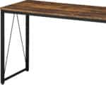 Classic 47-Inch Brown and Black Rectangular Writing Desk 11 Classic 47-Inch Brown and Black Rectangular Writing Desk
