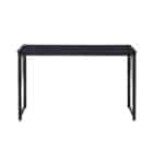 47 Inch Black Rectangular Writing Desk With Metal Base 8 47 Inch Black Rectangular Writing Desk With Metal Base