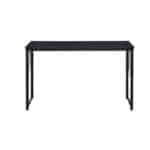 47 Inch Black Rectangular Writing Desk With Metal Base 10 47 Inch Black Rectangular Writing Desk With Metal Base