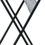 Antiqued White and Black L Shaped Writing Desk 50 Inch 11 Antiqued White and Black L Shaped Writing Desk 50 Inch