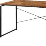 Industrial Brown and Black 47 Inch Writing Desk 11 Industrial Brown and Black 47 Inch Writing Desk