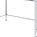 42 Inch Clear Mirrored Writing Desk with Storage Drawer 10 42 Inch Clear Mirrored Writing Desk with Storage Drawer
