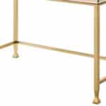 Champagne Mirrored Writing Desk with Drawer, 42 Inches Wide 10 Champagne Mirrored Writing Desk with Drawer, 42 Inches Wide