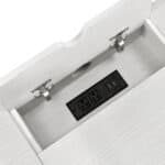 42 Inch White and Black Writing Desk with Drawer 13 42 Inch White and Black Writing Desk with Drawer