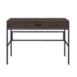 42 Inch Brown and Black Writing Desk with USB Port 9 42 Inch Brown and Black Writing Desk with USB Port
