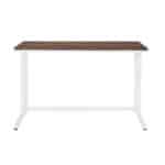 47 Inch Brown and White Rectangular Writing Desk with USB 8 47 Inch Brown and White Rectangular Writing Desk with USB