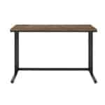 Classic 47 Inch Brown and Black Rectangular Writing Desk 8 Classic 47 Inch Brown and Black Rectangular Writing Desk