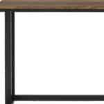 Classic 47 Inch Brown and Black Rectangular Writing Desk 10 Classic 47 Inch Brown and Black Rectangular Writing Desk
