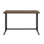 Classic 47 Inch Brown and Black Rectangular Writing Desk 9 Classic 47 Inch Brown and Black Rectangular Writing Desk