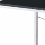 47 Inch Black and Silver Writing Desk for Home Office 11 47 Inch Black and Silver Writing Desk for Home Office