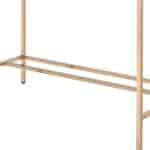 Baby Blue and Gold Rectangular Writing Desk with USB Port