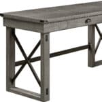 67 Inch Gray L Shaped Writing Desk With Drawer 11 67 Inch Gray L Shaped Writing Desk With Drawer