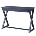Charcoal Writing Desk with Adjustable Assembly and Storage Drawer 10 Charcoal Writing Desk with Adjustable Assembly and Storage Drawer