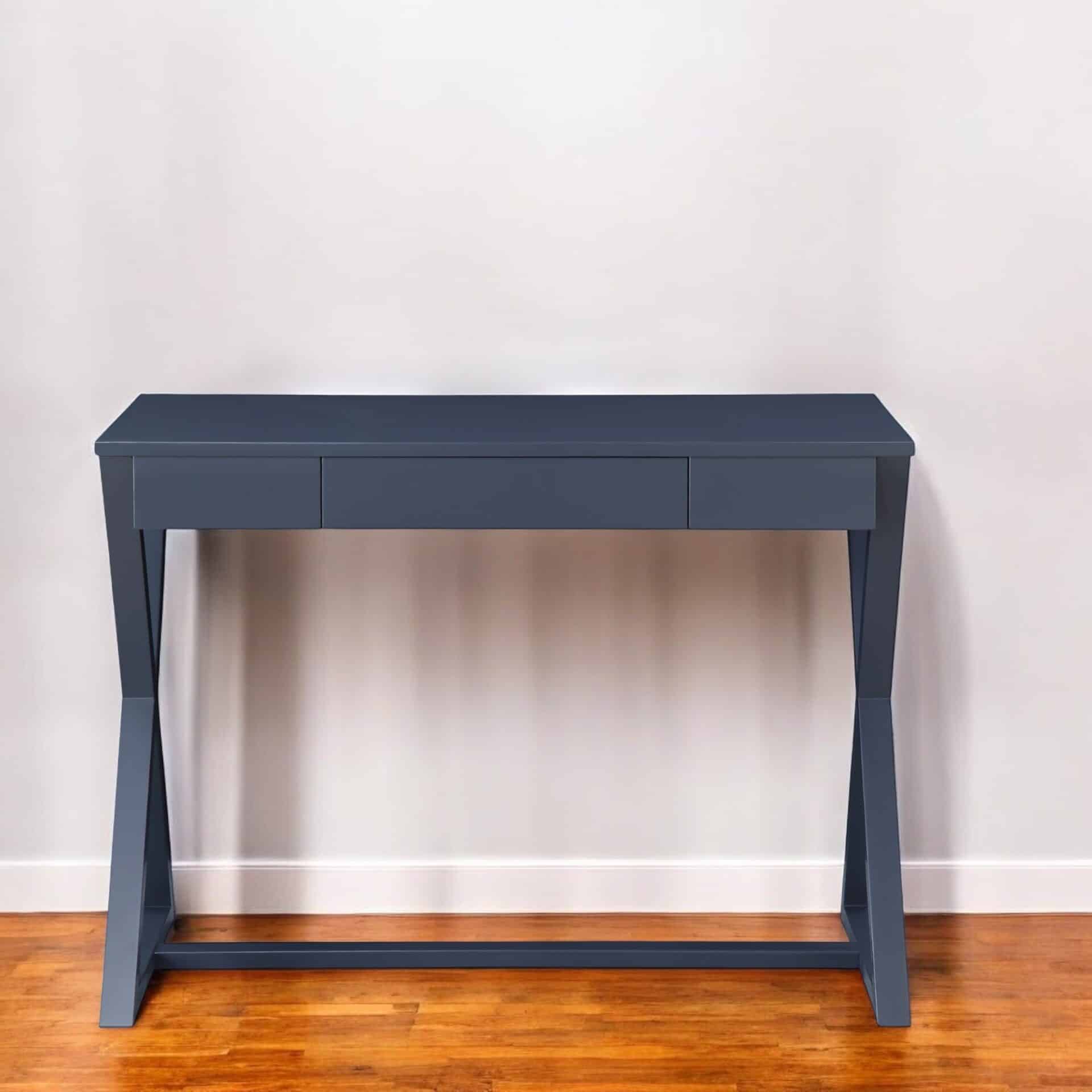 Charcoal Writing Desk with Adjustable Assembly and Storage Drawer 1 Charcoal Writing Desk with Adjustable Assembly and Storage Drawer