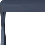 Charcoal Writing Desk with Adjustable Assembly and Storage Drawer 13 Charcoal Writing Desk with Adjustable Assembly and Storage Drawer