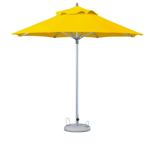 13' Yellow Round Weather-Resistant Market Patio Umbrella, Polyester Canopy
