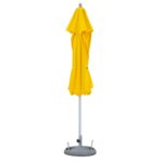 13' Yellow Round Weather-Resistant Market Patio Umbrella, Polyester Canopy
