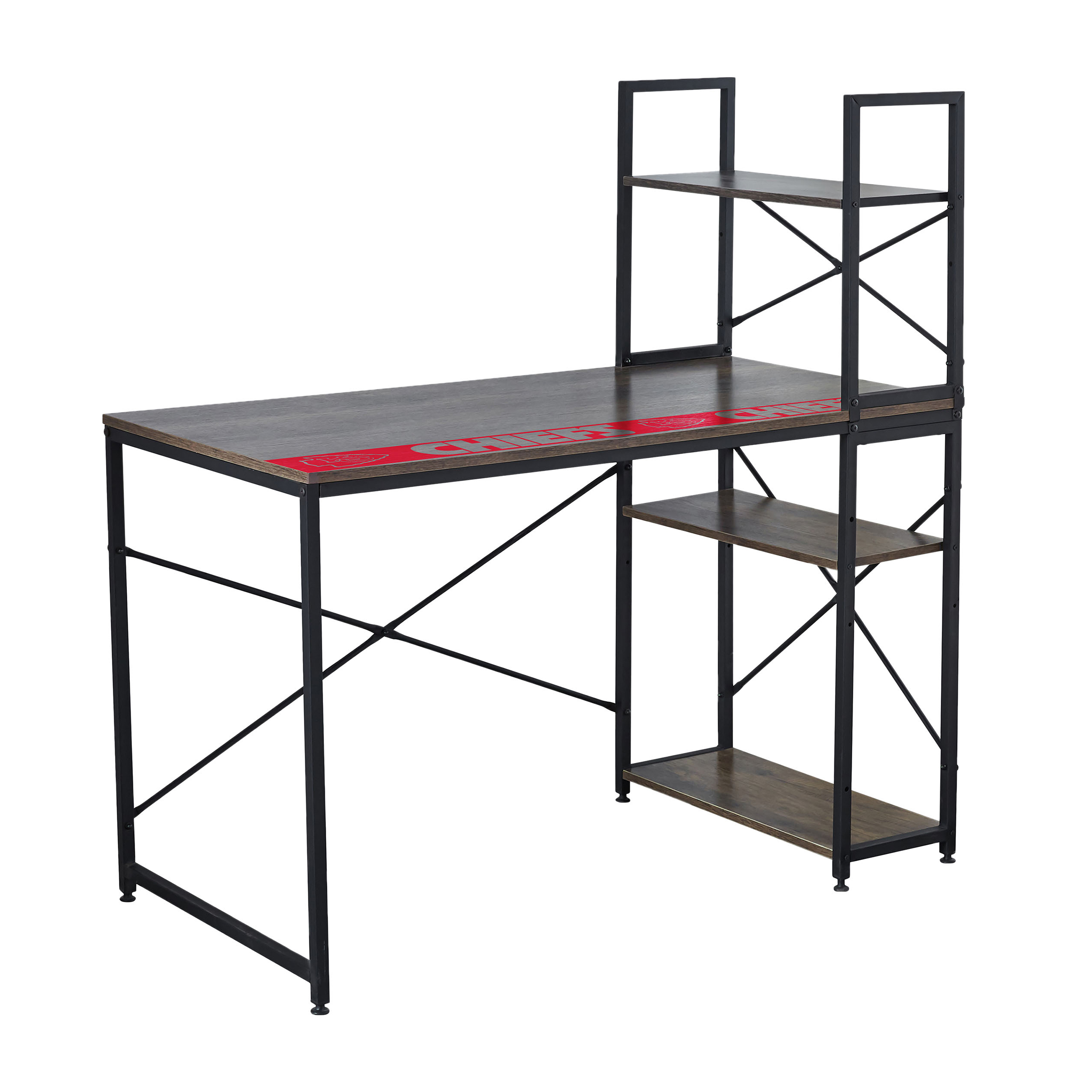 kansas city chiefs industrial workspace desk