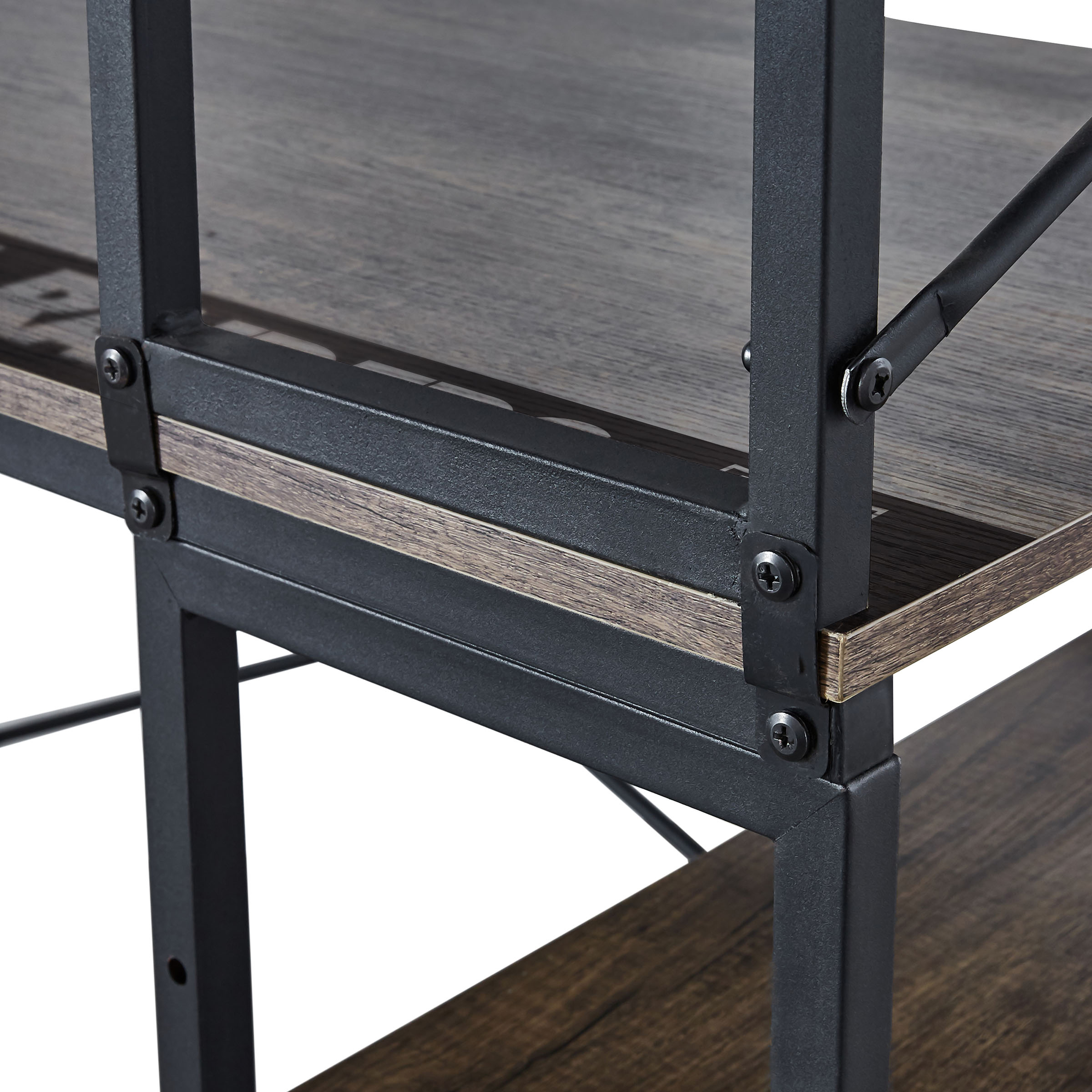 las vegas raiders industrial desk with shelves