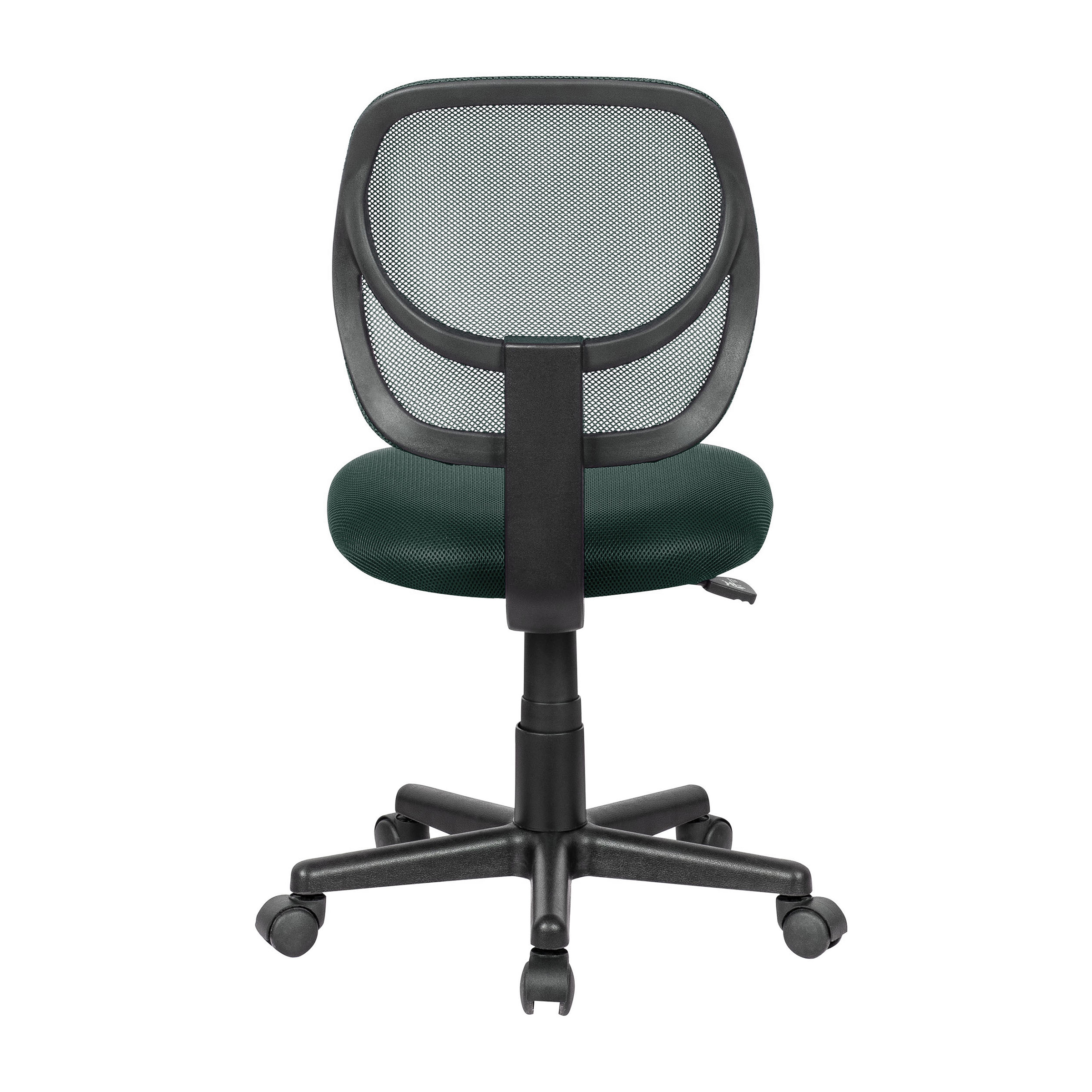 green bay packers green armless task chair