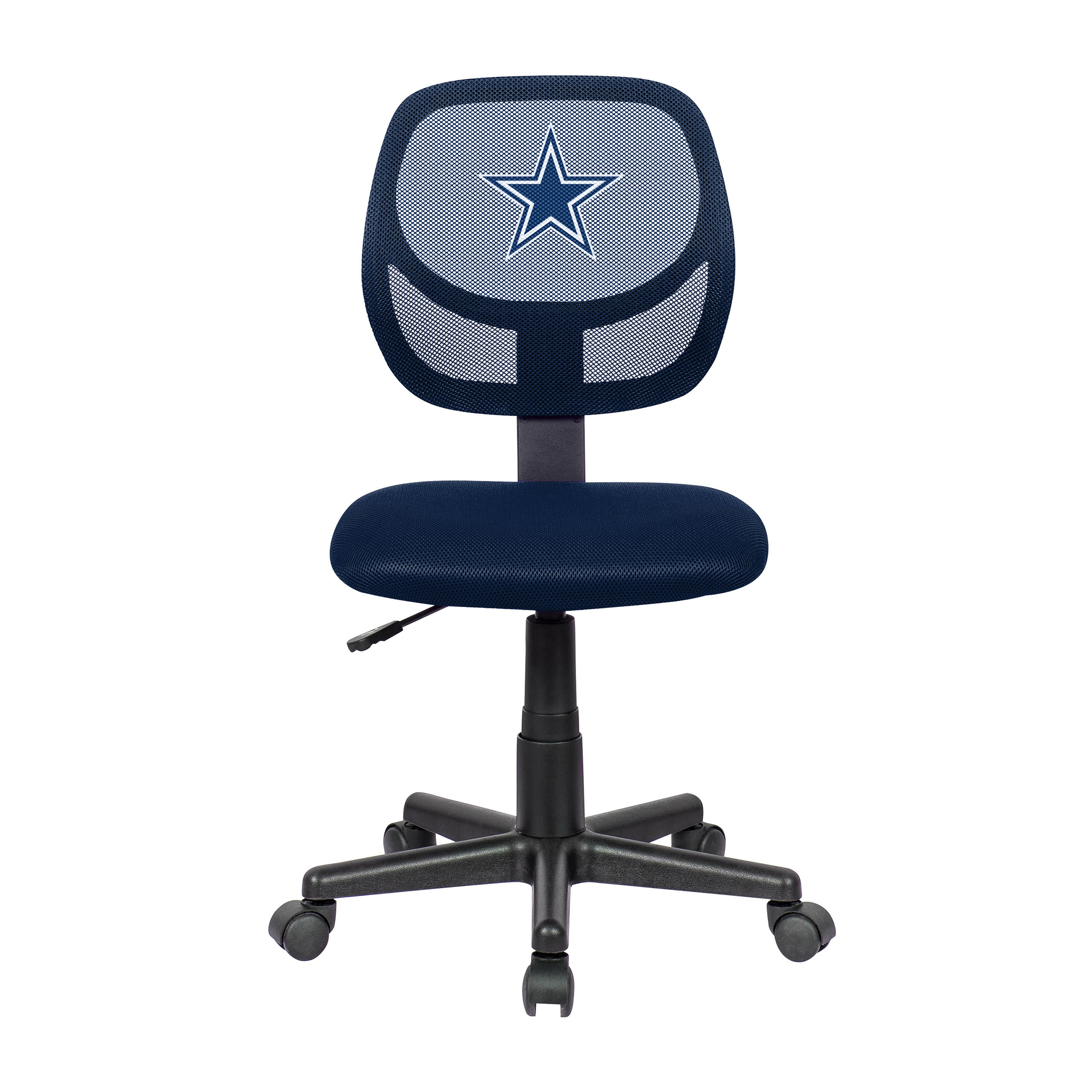 dallas cowboys blue armless task chair