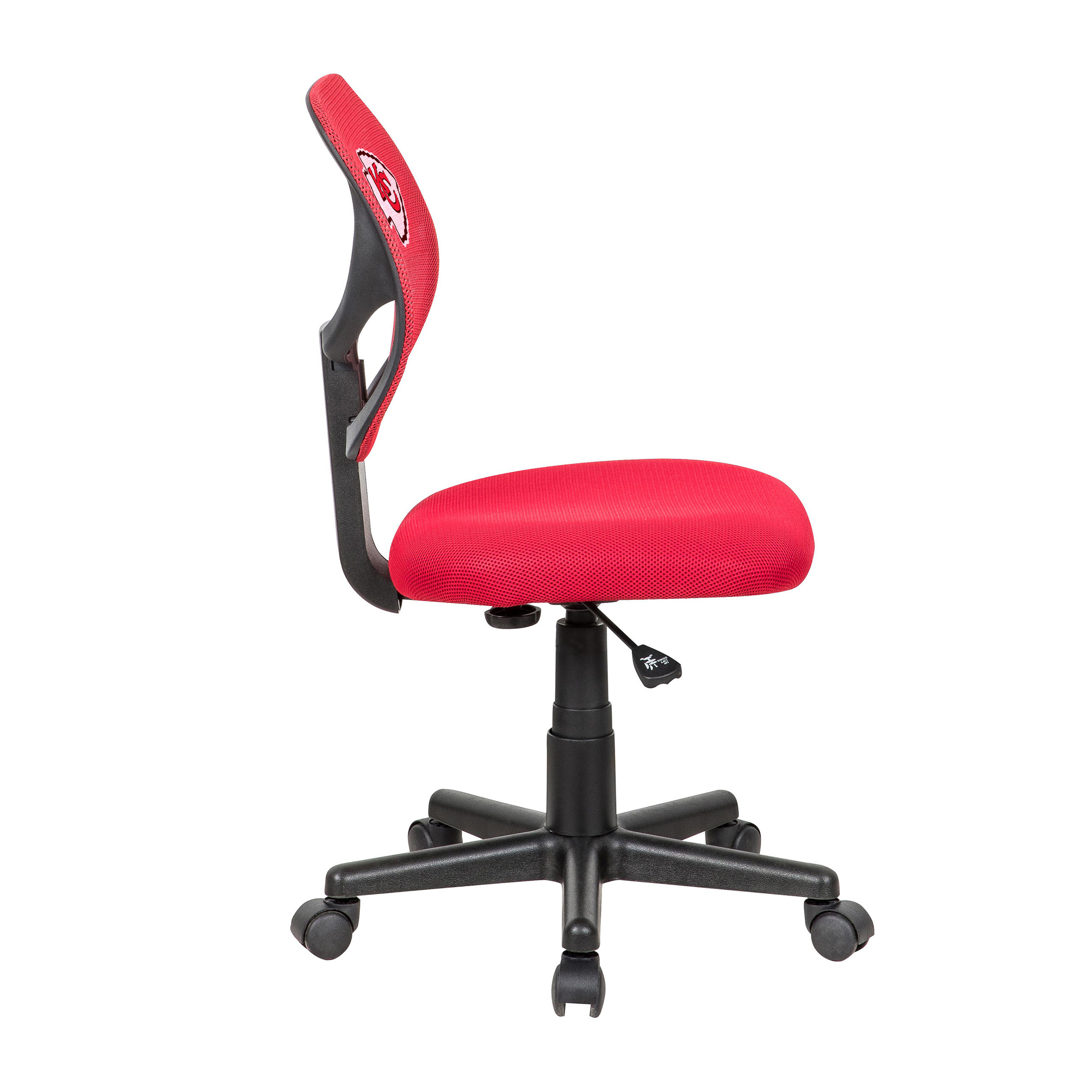 kansas city chiefs armless mesh task chair
