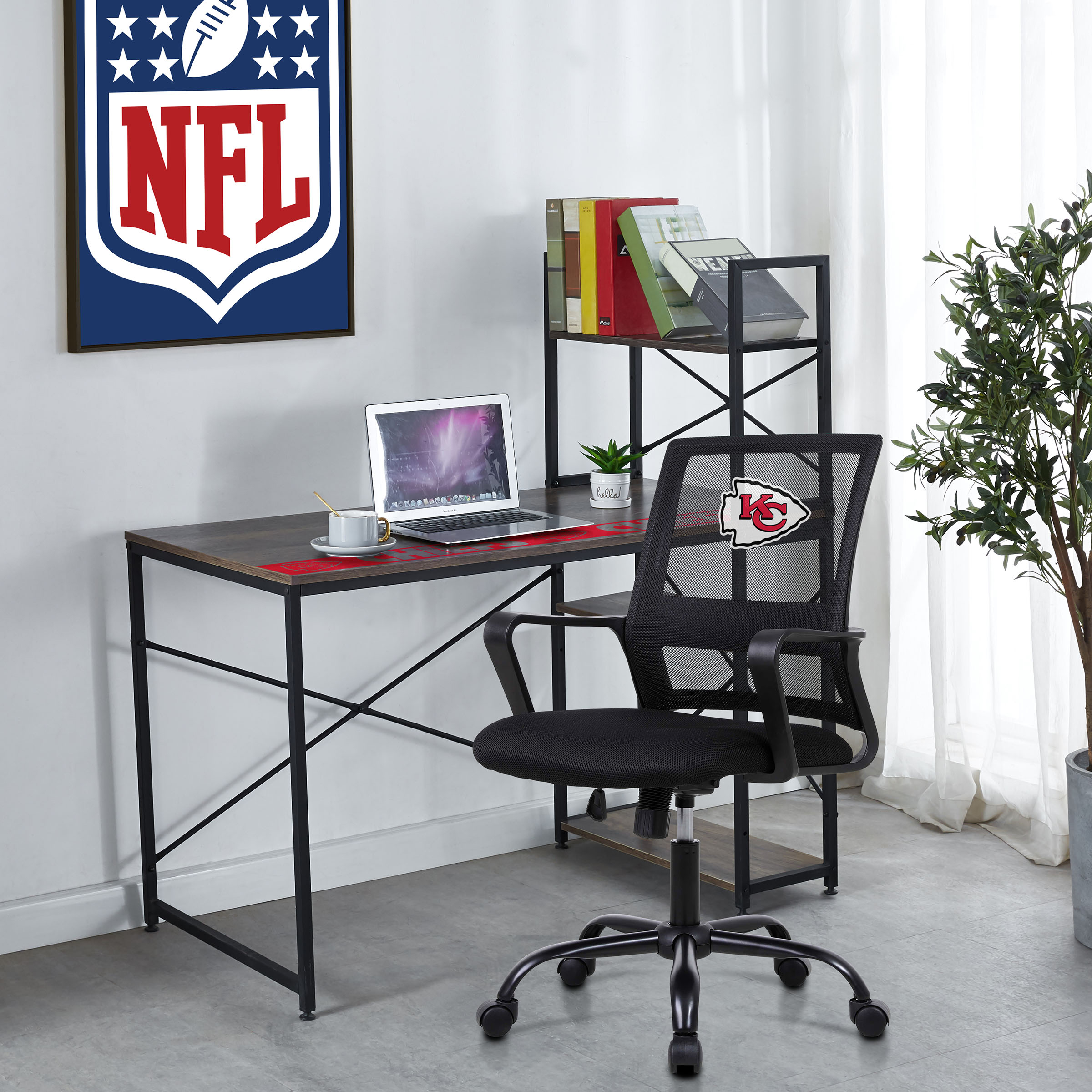kansas city chiefs mesh back office task chair