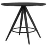 Mid-Century Modern Round Dining Table with Industrial Design Elements 15 Mid-Century Modern Round Dining Table with Industrial Design Elements