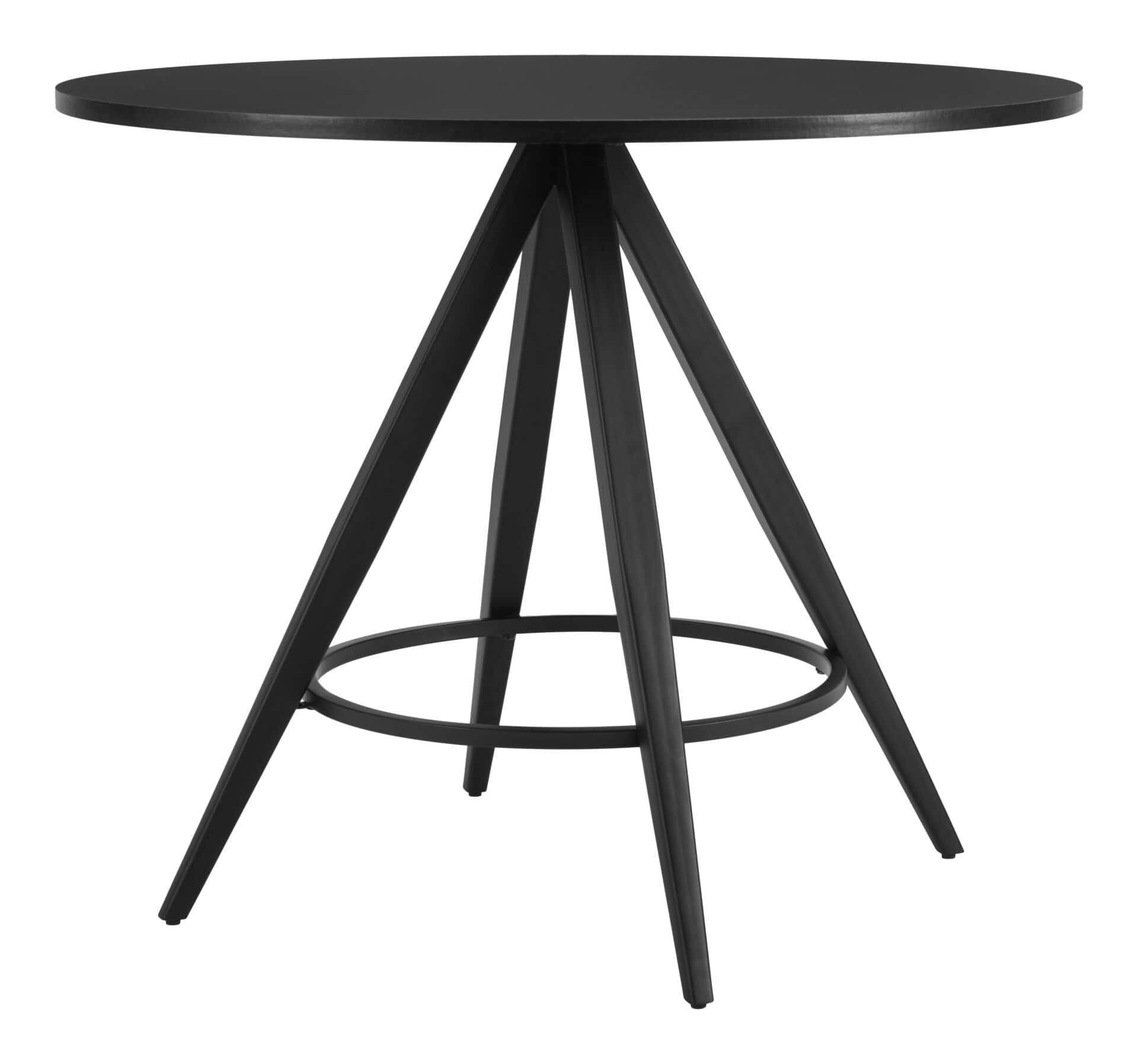 Mid-Century Modern Round Dining Table with Industrial Design Elements 7 Mid-Century Modern Round Dining Table with Industrial Design Elements - Image 7