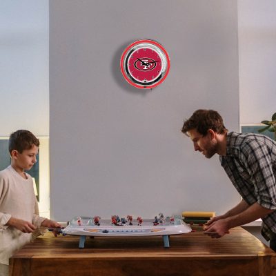 49ers 14 Inch Neon Clock San Collection