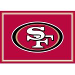 49ers 3x4 Spirit Area Rug San Collection NFL Licensed