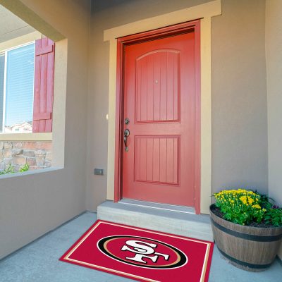 49ers 3x4 Spirit Area Rug San Collection NFL Licensed