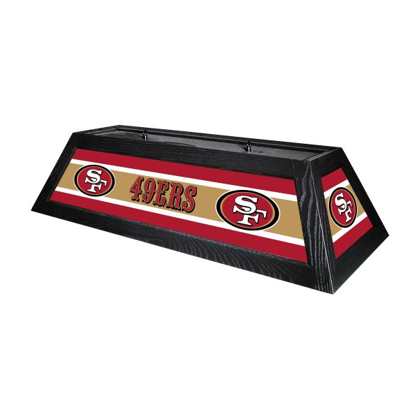 49ers 42 Inch Acrylic Billiard Lamp 1