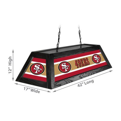 49ers 42 Inch Acrylic Billiard Lamp