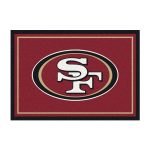 49ers 6x8 Spirit Area Rug Officially Licensed NFL