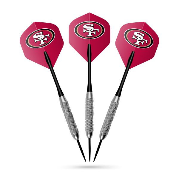 49ers Bristle Dartboard Cabinet Set 2