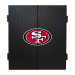 49ers Bristle Dartboard Cabinet Set