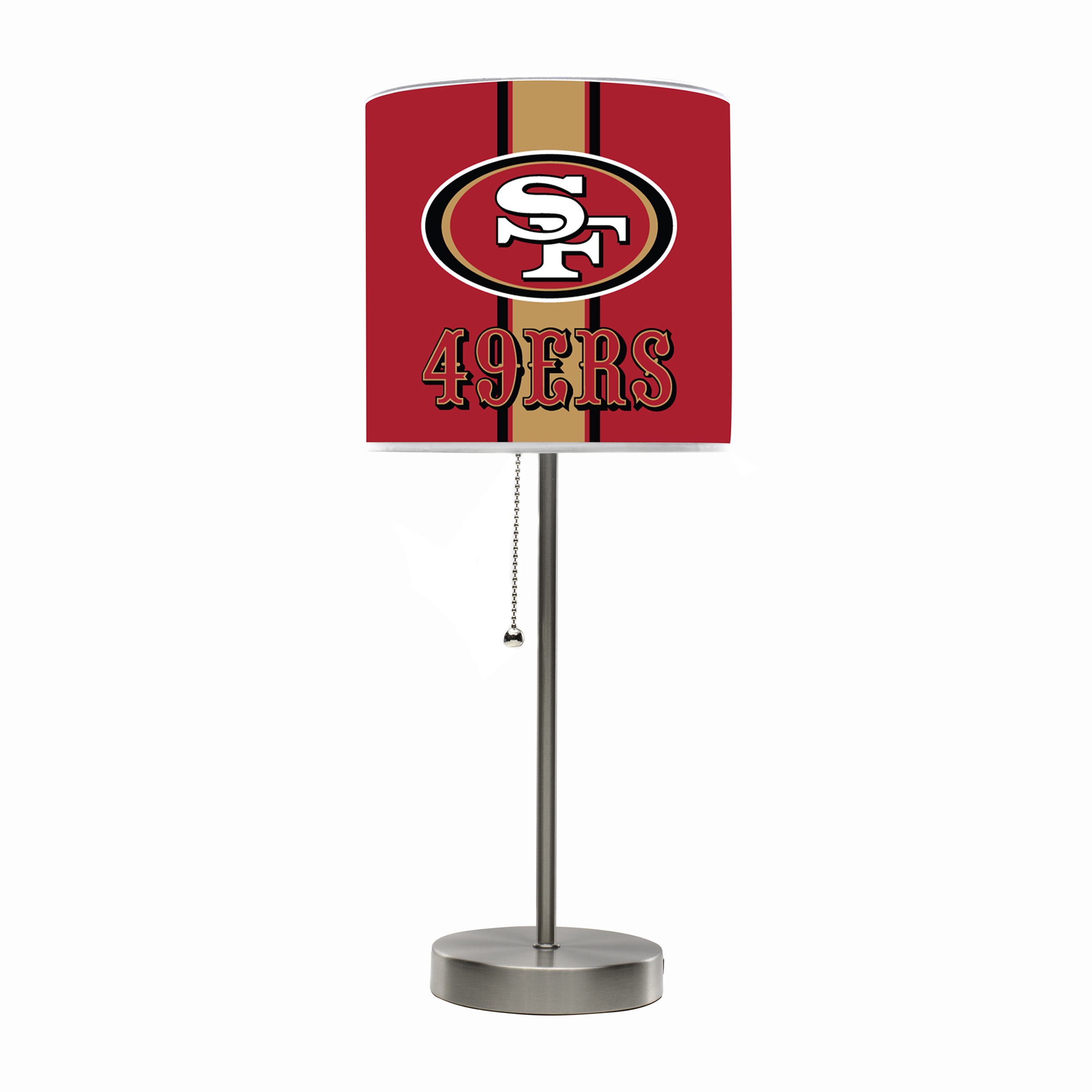 49ers Chrome USB Charging Lamp with Shade Insert San Collection 4 49ers Chrome USB Charging Lamp with Shade Insert San Collection - Image 4