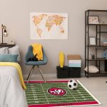 49ers Homefield 4 x 6 Football Field Area Rug