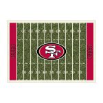 49ers Homefield Football Field 6x8 Area Rug