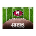 49ers San Collection 5x7 Football Field Washable Area Rug 6 49ers San Collection 5x7 Football Field Washable Area Rug