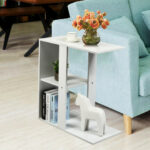 Modern 3 Tier End Table with Storage Shelf 13 Modern 3 Tier End Table with Storage Shelf