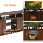 70 Inch TV Stand with Cabinets and Shelves for Storage 19 70 Inch TV Stand with Cabinets and Shelves for Storage