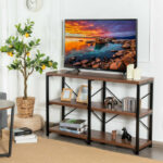 3-Tier 47-Inch Console Table with Metal Frame 8 3-Tier 47-Inch Console Table with Metal Frame