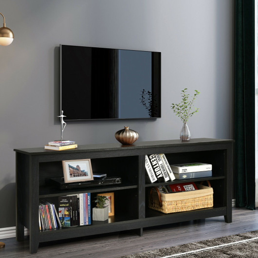 Adjustable 4-Cubby TV Stand for TVs Up to 65 Inches 6 Adjustable 4-Cubby TV Stand for TVs Up to 65 Inches - Image 6