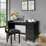 Ergonomic Computer Desk with Spacious Tabletop and 3 Storage Drawers 23 Ergonomic Computer Desk with Spacious Tabletop and 3 Storage Drawers